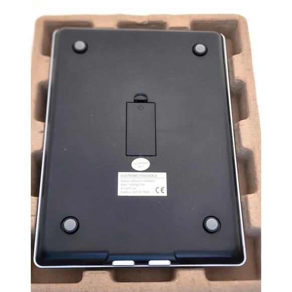 FOOD SCALE-REAL APPEAL-Flat Countertop-Multi Weigh Modes-On/Off Button-Battery - Picture 6 of 14